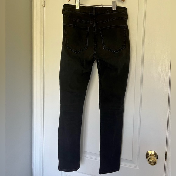 Black Denim Skinny Jeans - Picture 2 of 5